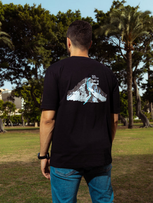 SAAI “DA KDA KDA” OVERSIZED TEE BLACK