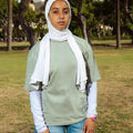 SAAI “DA KDA KDA” OVERSIZED TEE OLIVE GREEN WOMEN