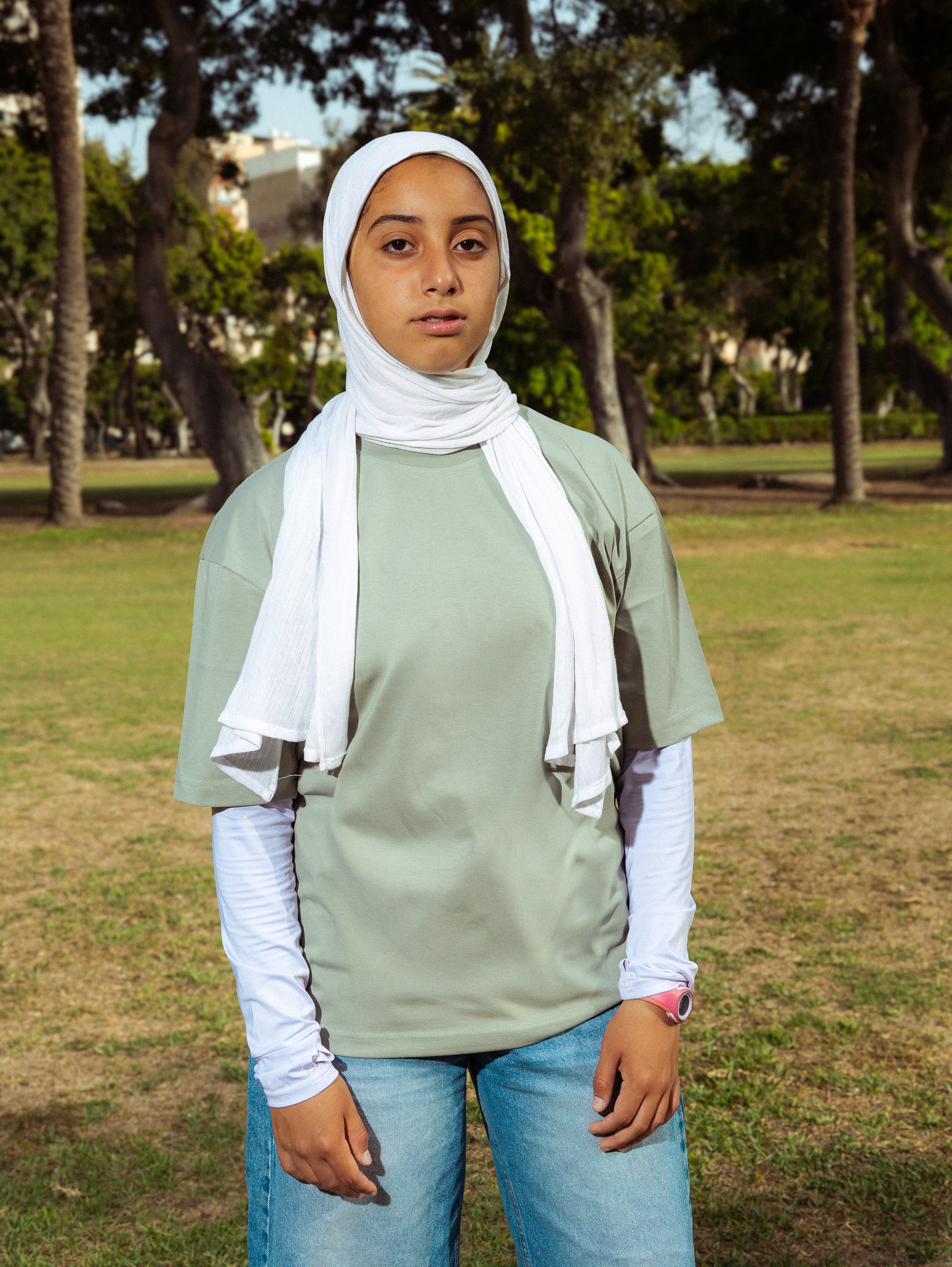 SAAI “DA KDA KDA” OVERSIZED TEE OLIVE GREEN WOMEN
