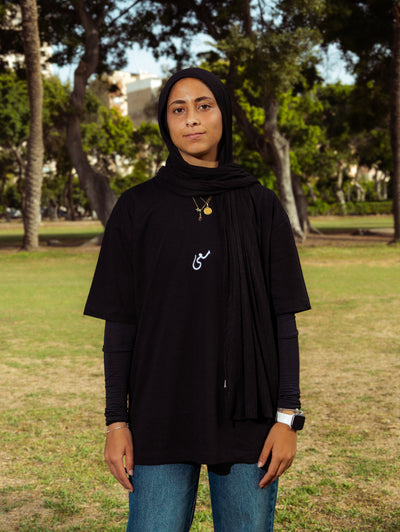 SAAI OVERSIZED TEE BLACK WOMEN