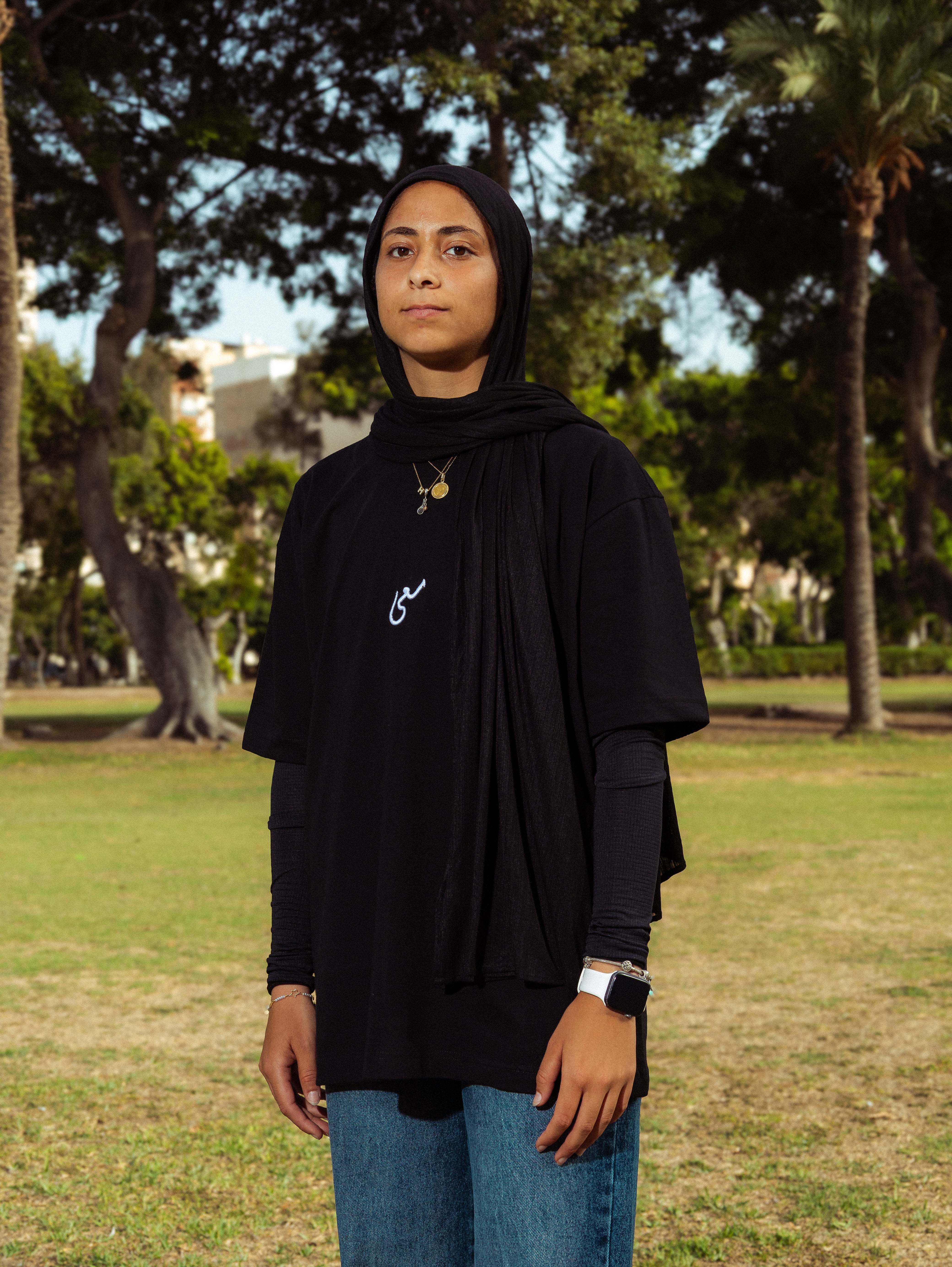 SAAI OVERSIZED TEE BLACK WOMEN