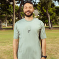 SAAI OVERSIZED TEE OLIVE GREEN