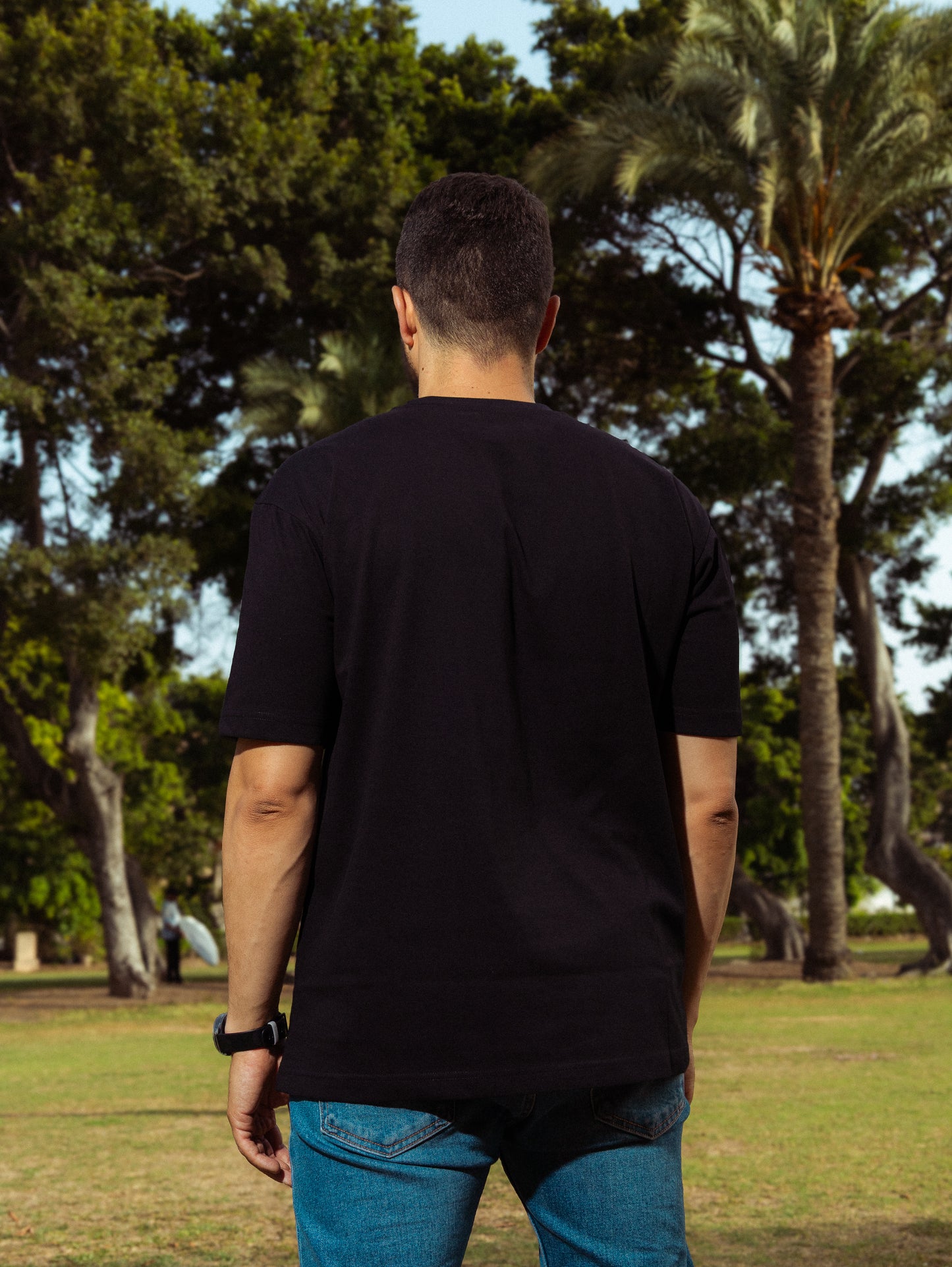 SAAI OVERSIZED TEE BLACK