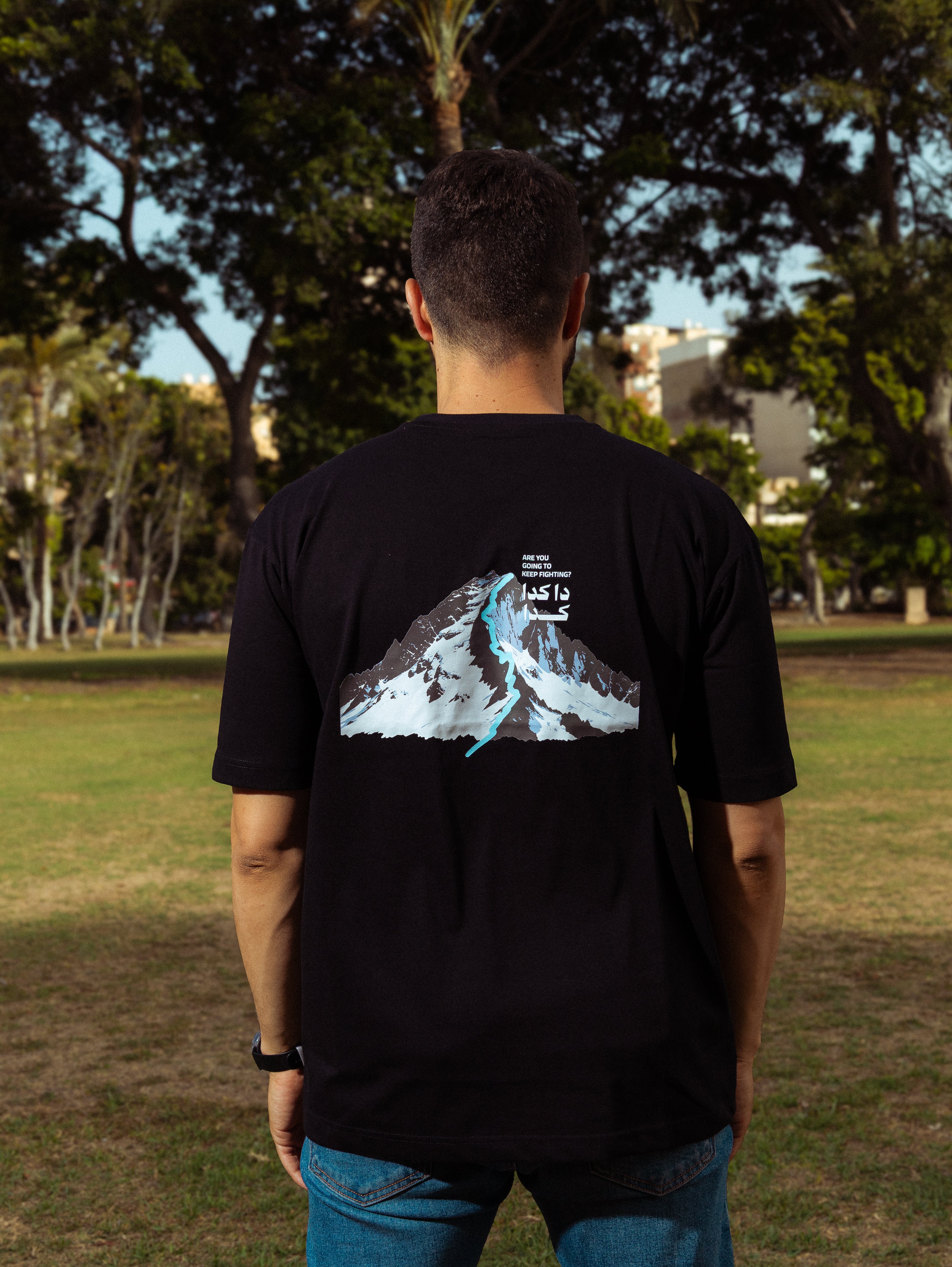 SAAI “DA KDA KDA” OVERSIZED TEE BLACK