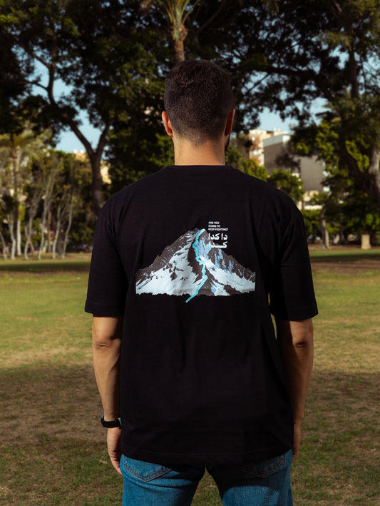 SAAI “DA KDA KDA” OVERSIZED TEE BLACK