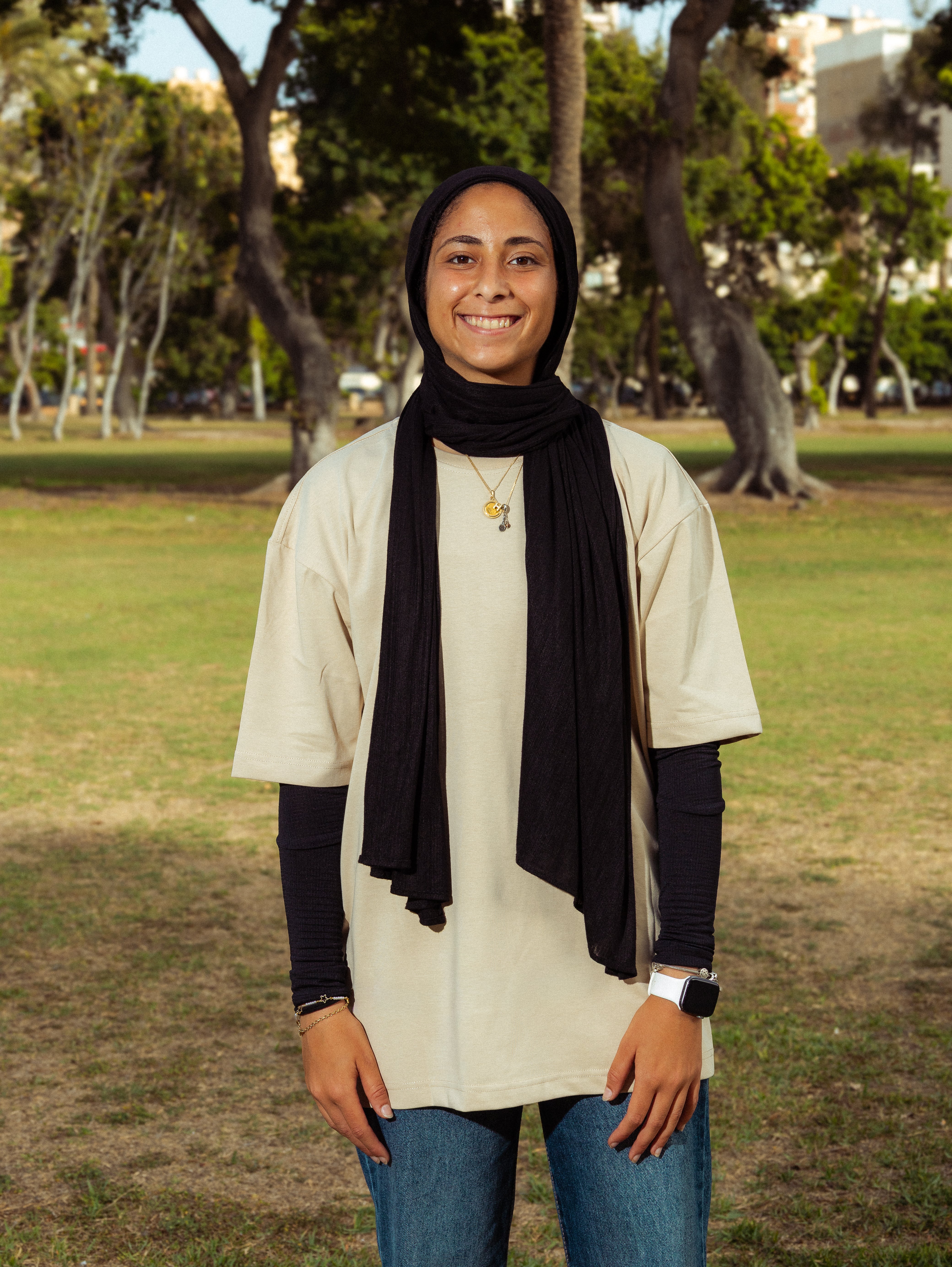 SAAI “DA KDA KDA” OVERSIZED TEE BEIGE WOMEN
