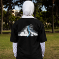 SAAI “DA KDA KDA” OVERSIZED TEE BLACK WOMEN