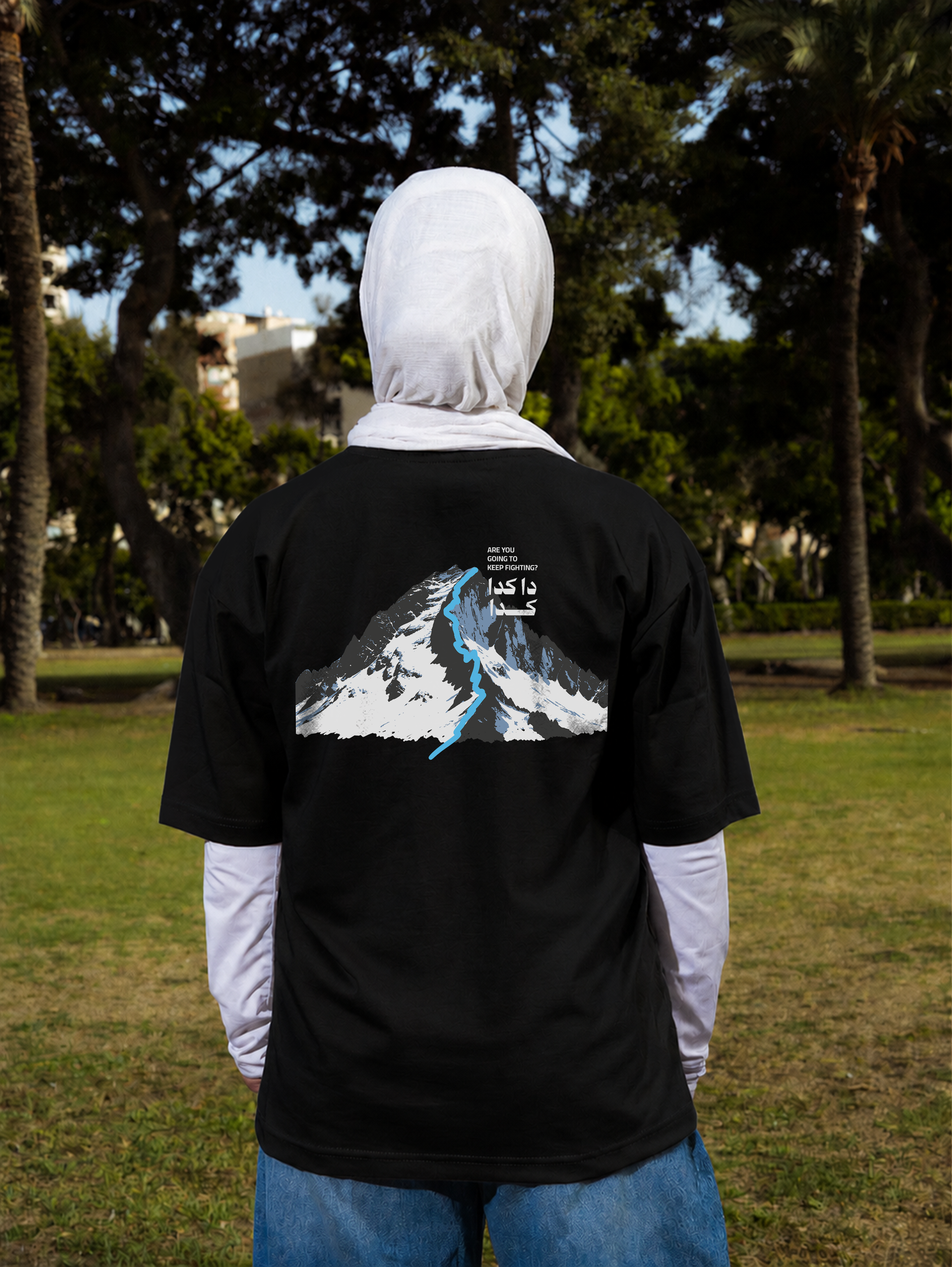SAAI “DA KDA KDA” OVERSIZED TEE BLACK WOMEN